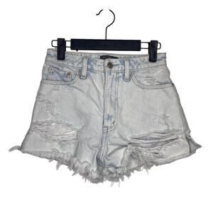 Abercrombie & Fitch Womens Bottoms Size 24 Denim Annie High Rise Jean Shorts